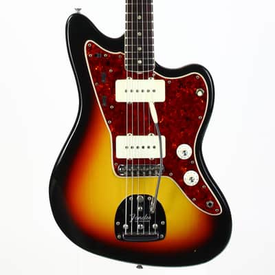 1966 Fender Jazzmaster Sunburst w Original Case CLEAN Vintage Guitar Dots and Bound! image 1