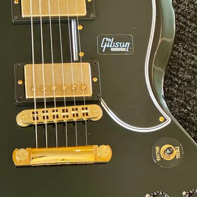 2018 Gibson Custom Shop SG Custom Ebony w/ OHSC, COA, Case Candy & Original Box image 17