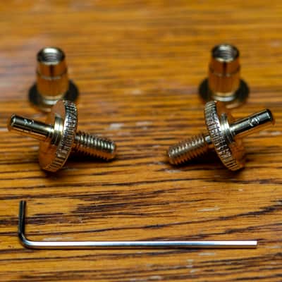 TonePros TP6R-G Tune-O-Matic Bridge with Roller Saddles 2010s - Gold image 5