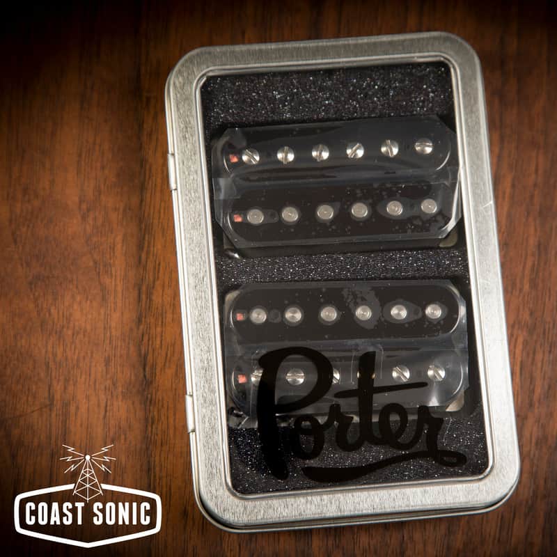 Porter Pickups Smooth/Classic Humbucker set (Black) image 1