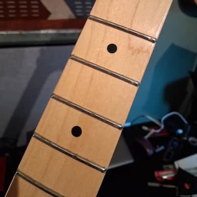 Fender USA Stratocaster Neck – 2013 – 70s Large Headstock – Maple – 22 Jumbo Frets – Fender Locking Tuners Included image 10