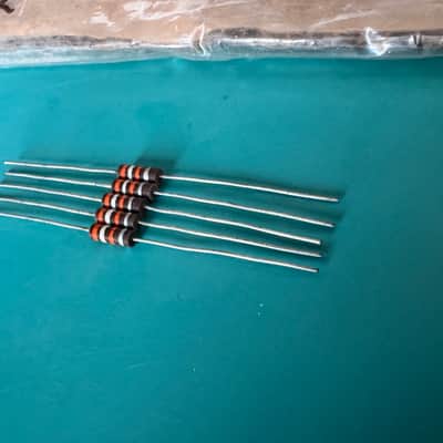 NOS 5x 39K 0.5W 1/2W 10% CARBON COMPOSITE COMP RESISTORS FOR TUBE AMP HIFI AMPLIFIER image 2