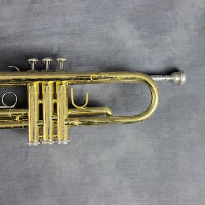 1980s-1990s Bach TR300H2 Bb Trumpet with original Hard Case image 12