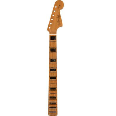 Fender Roasted Jazzmaster Neck, Block Inlays, 22 Med Jumbo, 9.5" Radius Modern C image 4