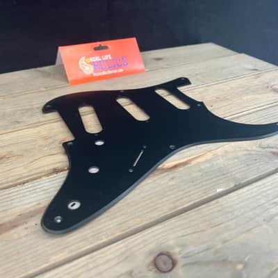 Real Life Relics Black 57  Stratocaster® Pickguard 1 Ply 8 Hole SSS .060 thin   [PGL1] image 3