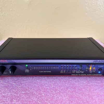 RDL HR‑ADC1 Analog to Digital Audio Converter • Pro Studio A/D • Metering & Sync image 2