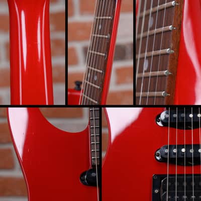 Jackson USA Custom Shop Soloist Student Ferrari Red 1985 w/Hard Shell Case image 16