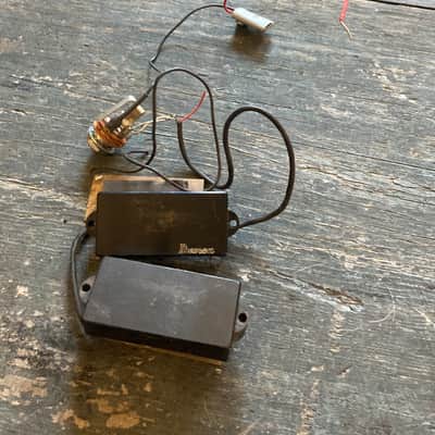 Ibanez Active P-bass pickup 80's 90's - Black image 1