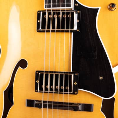 Heritage Eagle Classic Hollow Antique Natural Electric Guitar with Case image 5
