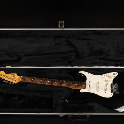 1983 Fender Dan Smith Era 2-Knob Stratocaster RW - Black | USA Fullerton Vintage Rosewood Fretboard Free Flyte Tremolo | CoA OHSC image 19