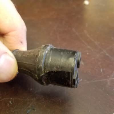 Belden Bell & Howell RARE y-splitter wye power cord cable projector amplifier film-o-sound 1940s - Molded Rubber image 10