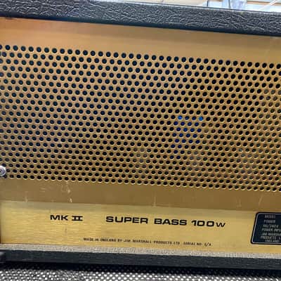 1981 Marshall Super Bass JCM 800 MK II Model 1992 - 100 Watt Tube Head image 6