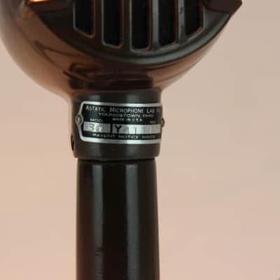Astatic model 30 Bullet Mic Microphone with stand 1951 Brown image 5