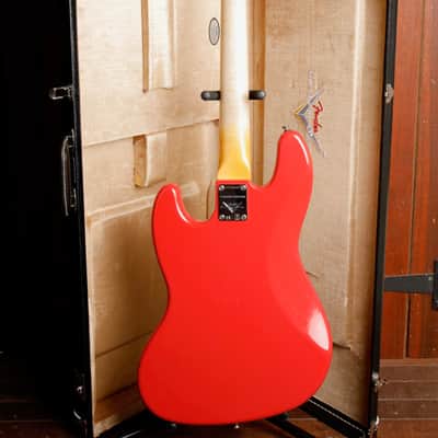 Fender Custom Shop LTD '64 Jazz Bass Journeyman Aged Fiesta Red Pre-Owned image 15