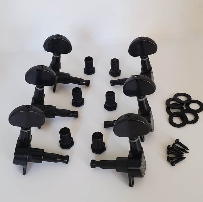 TGPS Guitar tuners 3R & 3L - Black image 1