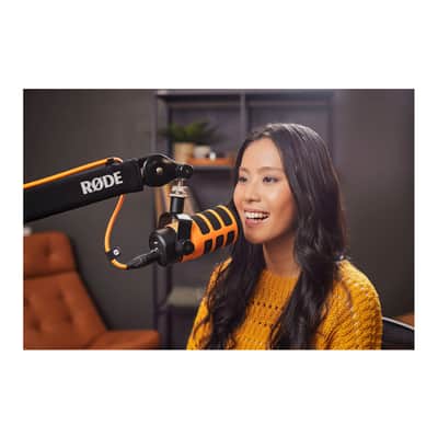 Rode WS14 Deluxe Pop Filter for PodMic (Orange) image 4
