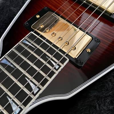(2022) Gibson Custom Shop Dave Mustaine Signature Flying V EXP - Red Amber Burst image 14