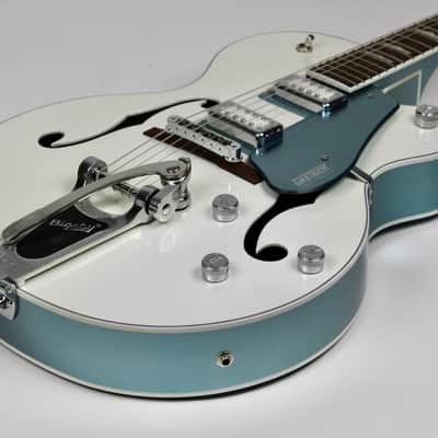 Gretsch G5420T-140 Electromatic 140th Double Platinum Edition Single-cut Hollowbody 2-tone Pearl Platinum/Stone Platinum 2023 (2506170574) image 4