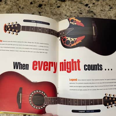 Ovation Catalog 1999 1865 Al Di Meola elite 12 string legend nylon 1863 1867 special balladeer celebrity deluxe cs257 CC01 CC-026 long neck mandolin bass Trekker Viper image 6