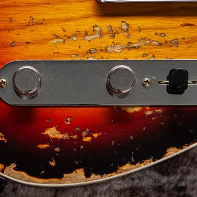 Fender Customer Shop ’60 Telecaster Custom Super Heavy Relic - 3 Tone Sunburst image 12