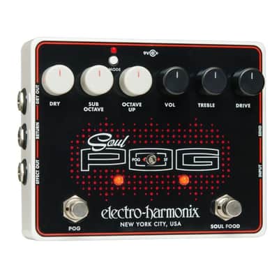 Electro-Harmonix Soul POG Multi-Effects Guitar Pedal with Soul Food Overdrive, Nano POG Polyphonic Octave Generator, and Built-In FX Loop image 1