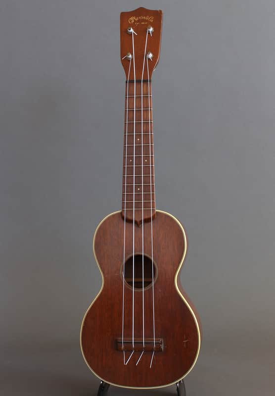 Martin Style 2 Mahogany Soprano Ukulele with Front Headstock Decal image 1