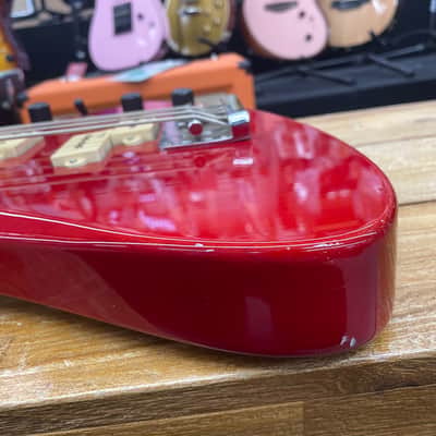 B.C. Rich Mockingbird Bass Platinum Series 1998 - Red image 7