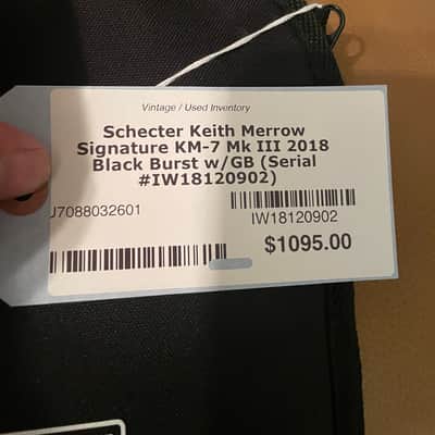 Schecter Keith Merrow Signature KM-7 Mk-III Standard 2019 - Present - Trans Black Burst image 12