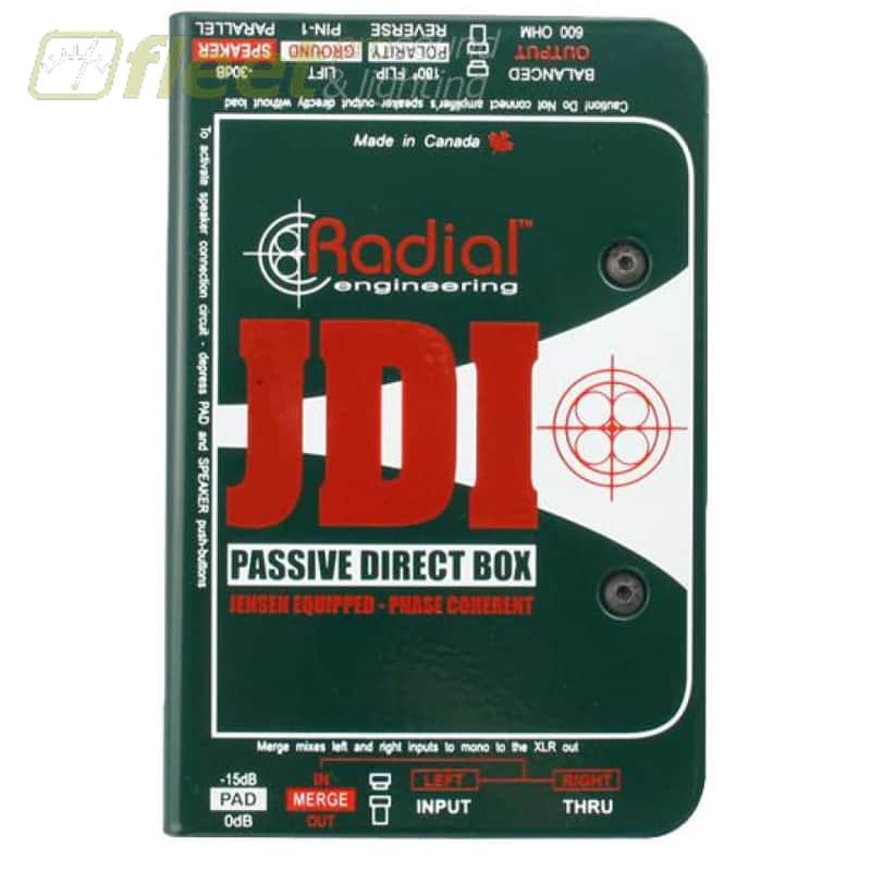 Radial JDI Passive Direct Box - Green image 1