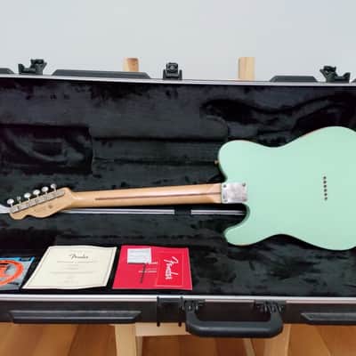 2021 Fender American Performer Telecaster Satin Surf Green RELIC w/GIGBAG image 5