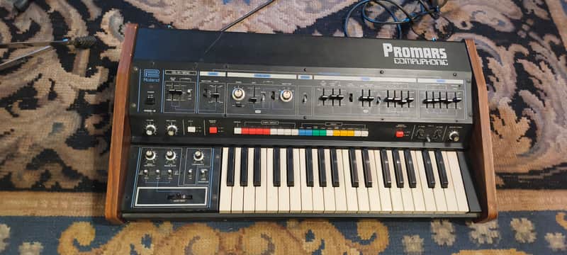 Roland MRS-2 ProMars 37-Key Duophonic Synthesizer 1978 - 1982 - Black imagen 1