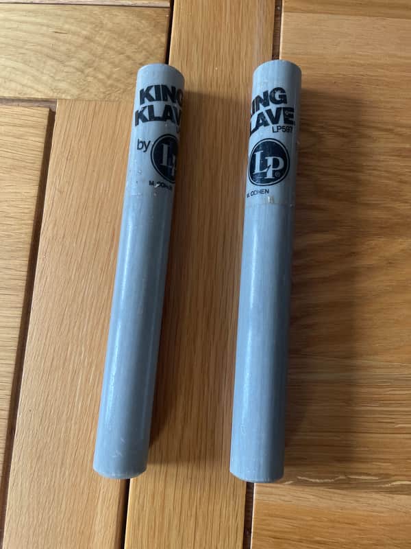 Immagine Latin Percussion LP597 King Klave Fiberglass Clave Pair 2010s - White - 1