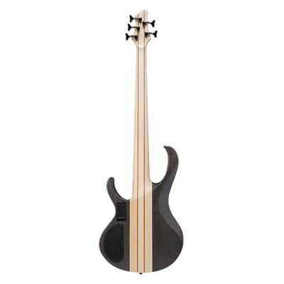 Ibanez BTB605TGF BTB Standard 5-String Bass Guitar - Transparent Gray Flat image 8