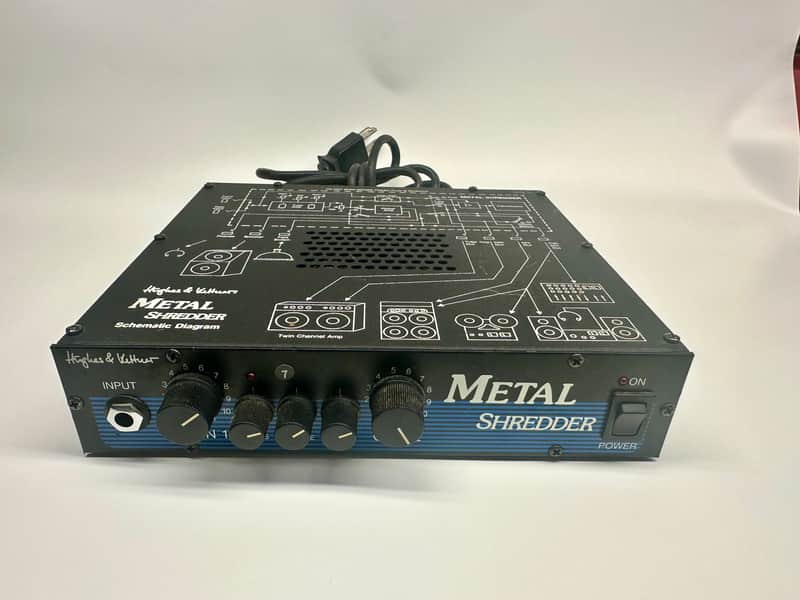 Hughes & Kettner Metal Shredder Preamp Hybrid with Power Amp - Black and Blue