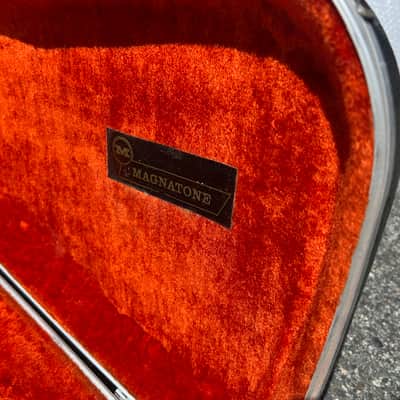 1960s Magnatone Starstream X-15 Tornado Hard Case Excellent Condition image 2