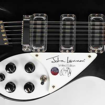 1990 Rickenbacker 355/12JL Limited Edition #670 John Lennon 12-String Jetglo W/OHSC image 18
