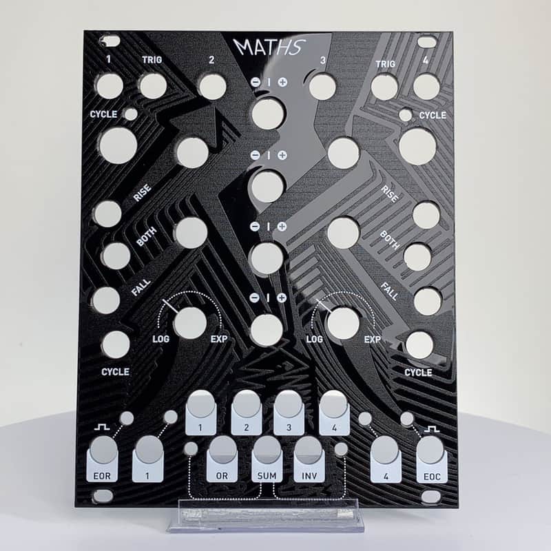 Magpie Modular Make Noise Maths v2 Panel Black Eurorack - Like new image 1