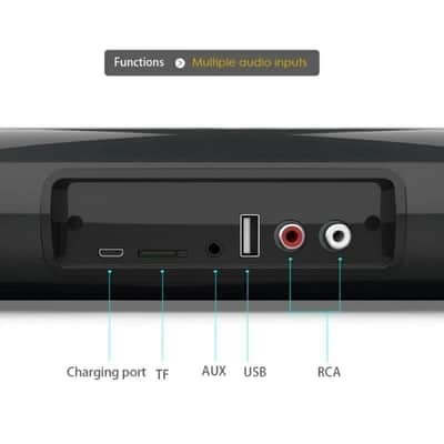 Wireless Studio Sound Bar System with Subwoofer – 4-Speaker Bluetooth Audio Monitor image 8