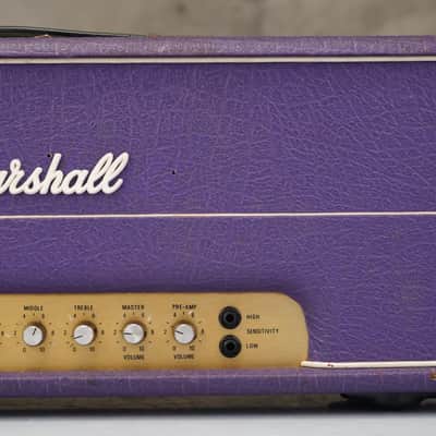 Marshall JMP Mk 2 Master Model 100w Lead 2203 Purple Levant Amplifier #59029 image 8
