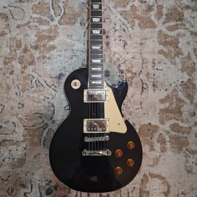 Epiphone Les Paul Standard Ebony Black 2012 Made in Indonesia image 1