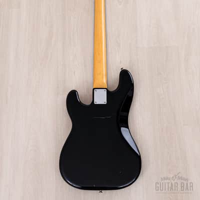1982 Fender JV Precision Bass ‘62 Vintage Reissue PB62-75 Black w/ Case & Tags, Japan MIJ Fujigen image 3