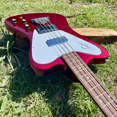 Gibson Non Reverse Thunderbird Bass Guitar 2022 - Sparkling Burgundy image 13