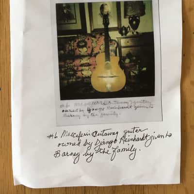 Barney Kessel's Jacques Favino Gypsy Jazz Guitar image 20