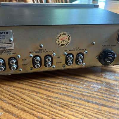 Pioneer SR-202 Reverb Amplifier 1969 - 1972 - Silver image 3