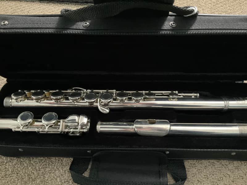 Jupiter Closed Hole Flute, Clean, Serviced, New Case image 1