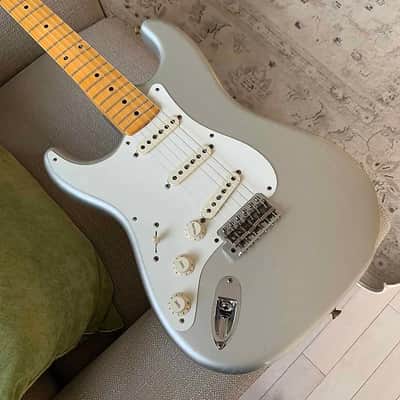 Fender Custom Shop 58 Strat light relic 2022 Inca Silver lefty lefthanded LH image 1