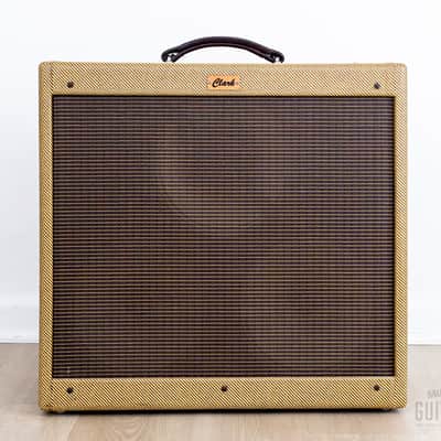 2001 Clark Tyger 3x10 Tweed Bandmaster-Style 5E7 Tube Amp w/ Attenuator & Reverb image 2