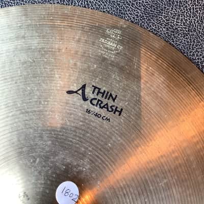 Zildjian 16” A Crash 2001 -#1802 image 4
