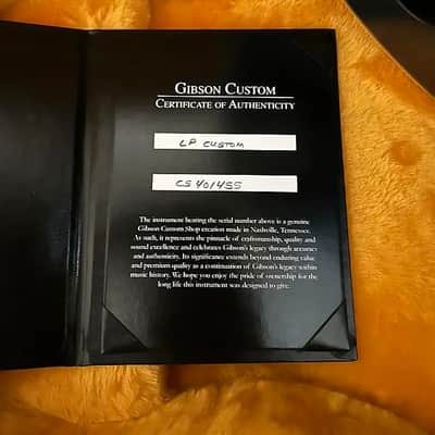 2024 Gibson Special Order Custom Shop Les Paul Custom image 5