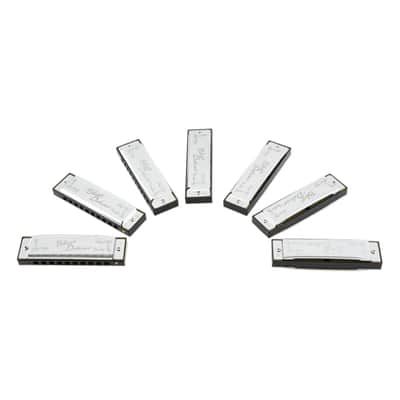 Fender Blues Deluxe Harmonica - 7 Pack image 3